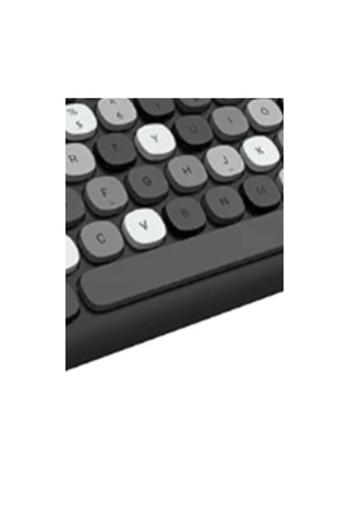 Büro Ev Ofis Bilgisayarı İçin Sevimli Siyah Klavye Mouse Seti Diğer