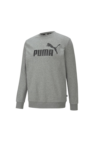 Puma Ess Big Logo Crew Tr Erkek Gri Sweatshirt - 58668003