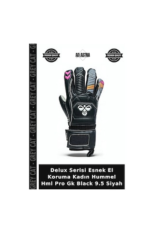 Grey Cat Delux Serisi Esnek El Koruma Kadın Hummel Hml Pro Gk Black 9.5 Siyah