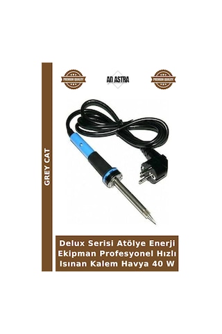 Delux Serisi Atölye Enerji Ekipman Profesyonel Hızlı Isınan Kalem Havya 40 W