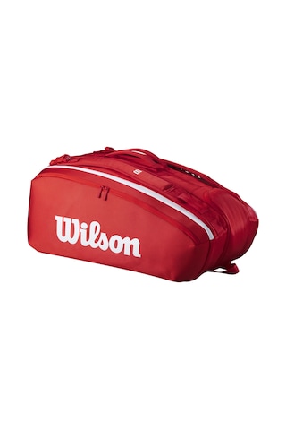 Wilson Super Tour 15pk 2025 Kırmızı Tenis Çantası Wr8036601001