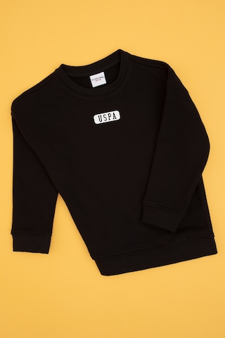 U.s. Polo Assn. Erkek Çocuk Siyah Sweatshirt 50325174-vr046 SIYAH