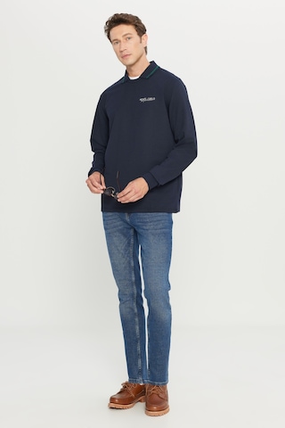 AC&Co / Altınyıldız Classics Erkek Lacı 2 İplik Pamuklu Standart Fit Normal Kesim Polo Yaka Sweatshirt Lacı