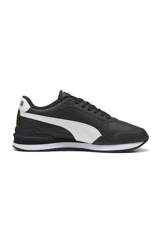 Puma Erkek St Runner V4 Deri Spor Ayakkabı - 399068-03 Siyah