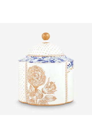 Pip Studio Beyaz Porselen Saklama Kabı 1750 Ml