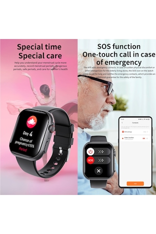 Samdoo 2024 En Yeni F59 Sağlık İzleyici Akıllı Saat