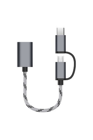 Ancheyn Usb 3.0 Otg To Type C Micro Usb Data Şarj Çevirici Dönüştürücü Adaptör 4901