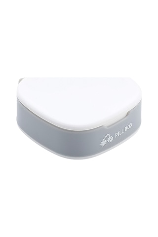 Yeiuyi7 Taşınabilir Küçük Hap Kutusu Mini Mühürlü İlaç Saklama Kutusu Beyaz