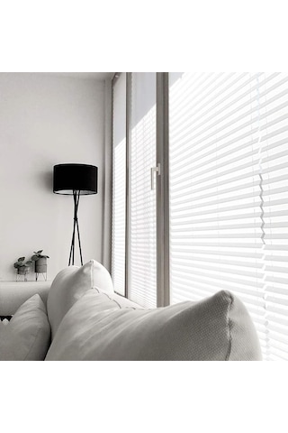 Artiron Cam Balkon Ve Ofis Perdesi Plise Perde Katlanır Perde Vidalı Sistem Açık Gri