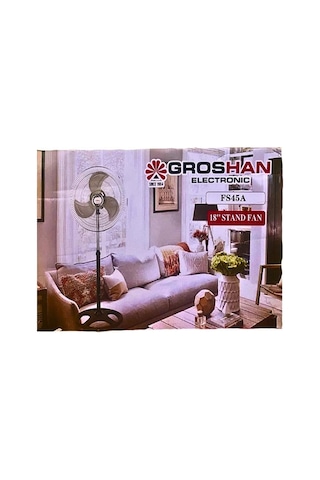 Groshan Sanayi Tipi 18 Stand Vantilatör