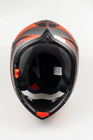 Helmets JK20 - 902 Çene Açılır Güneş Vizörlü Motosiklet Kaskı Kırmızı - Gri