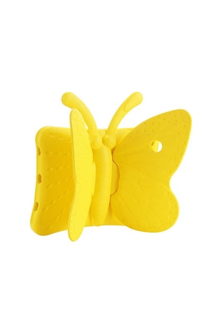 Teknocep İpad Pro 10.5 7.nesil Uyumlu Butterfly Standlı Tablet Kılıf-sarı Tablet Kılıfı