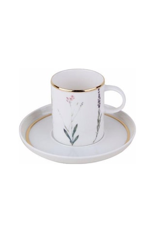 Porland Botanical Tabaklı Kahve Fincanı 85cc 04alm005075