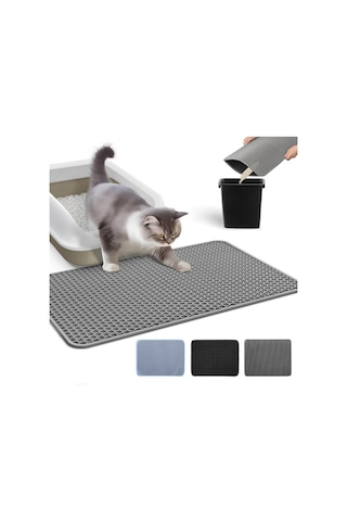 Jl Kedi Kumu Matı Su İdrar Geçirmez Çift Katmanlı Pet