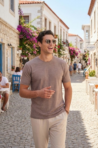 Buratti Erkek T Shirt 5904030 Kahve Kahve