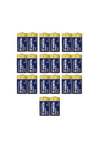 Varta 4114 Longlife Alkalin Orta Boy C Pil 2 x 10'lu