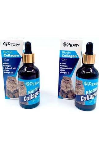 Perry Omega 3-6 Kedi Biotin Collagen 2 x 50 ML