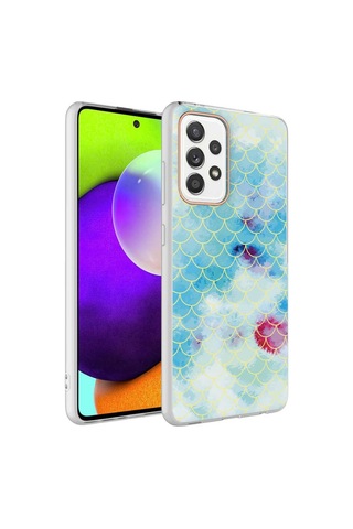 Galaxy A52 Kılıf Zore Bella Fosforlu Şık Tasarım Kılıf