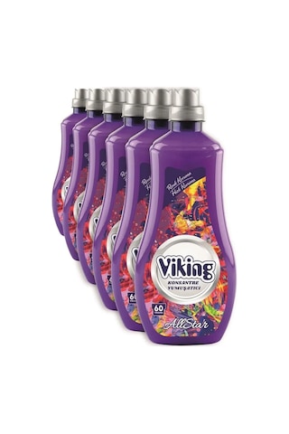 Viking Konsantre Çamaşır Yumuşatıcısı Allstar 6 x 1440 ML