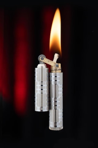 Caka Lighter Milano Desen Silver Benzinli Çakmak - Ckl-011