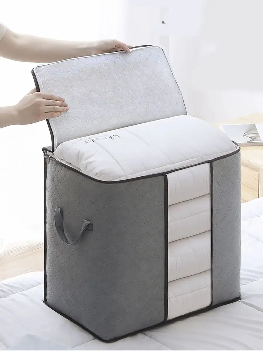 Myston House Yorgan, Yastık, Çarşaf, Giysi Ve Kazak Saklama Düzenleyicisi. 153154492 Gri