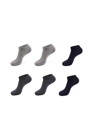 Ozzy Socks 6 Lı Unisex Dikişsiz Patik Çorap Çok Renkli
