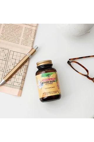 Solgar Ginkgo Biloba Leaf Extract 60 Kapsül 3 Adet