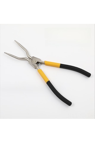 Xiyyadms 11 İnç Kırmızı Saplı Kapak Tırnaklı Panç, Samsung-lg Çamaşır Makinesi Tamiri İçin Dayanıklı Alüminyum Araç, Çift Uçlu Düz-eğik Çapraz Panç