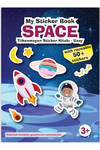 My Sticker Book '' Su Altı Dünyası-uzay'' , 2li Tükenmeyen Sticker Kitabım