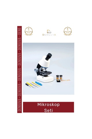 Mikroskop 1200x Büyütme Profesyonel Bilimsel Eğitim Taşınabilir Led Aydınlatma Stem Mikroskop Seti