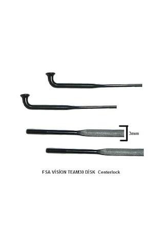 Fsa Vision Team30 Disk Clock 281mm Ön Sağ Jant Teli 2 Adet