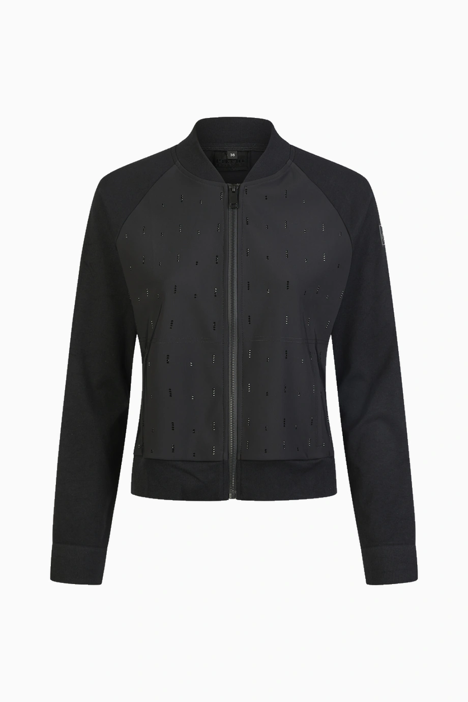 Pikeur Selection 1325 Taş Detaylı Lüks Hybrid Blouson Kadın Spor Ceket Siyah