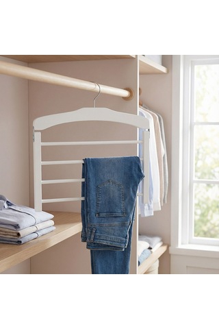 Koçtaş Ahşap Pantolon Askısı Beyaz