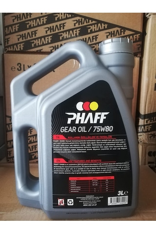 Phaff 75W-80 Şanzıman ve Dişili Yağı 3 L