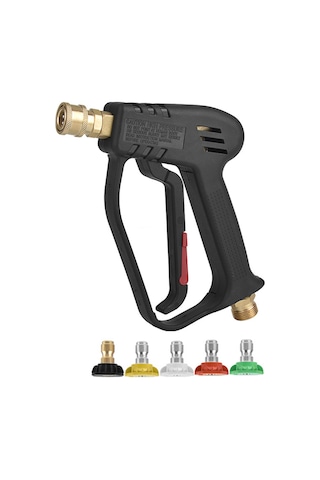 Springsun 4000psı Yüksek Basınçlı Yıkama Torbası - 30l/dak Akış Hızı, 5 Renkli Uç, Otomobil/ev Temizliği, Güvenlik Kilitli