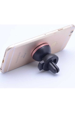 Zore New Magnetic Air Vent Mount Araç Telefon Tutucu Rose Gold