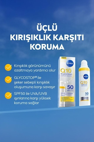 Nivea Q10 Günlük Gündüz Bakım Kremi SPF50 40 ML