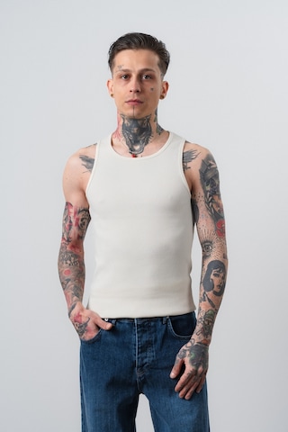 Respire Erkek Tank Top Atlet Ekru