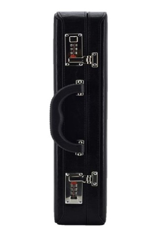 Bond Tipi Çanta Şifreli Evrak Çantası Siyah 14 Litre Siyah