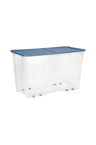Tekerlekli Saklama Kutusu 50 Litre Gri