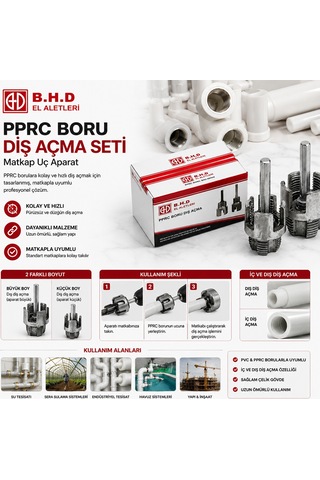 Boru Diş Açma Matkap Uç Aparatı