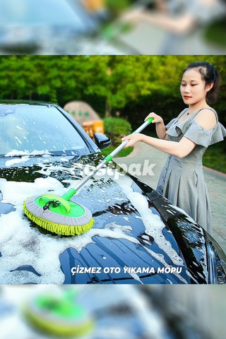 Çizmez Oto Mop Ve 13 Lt Katlanır Kova - Bagajda Yer Kaplamaz