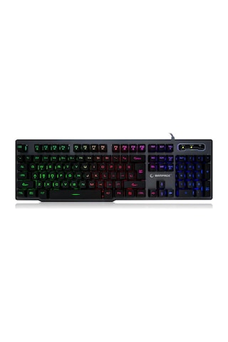 Everest Rampage KB-R78 USB Metal Kasa US Layout Gaming Klavye