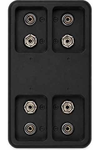 Qasul 9v Pil Şarj Cihazı 4 Yuvalı Micro Usb Girişli Li-ıon Ni-mh Ni-cd Uyumlu Akıllı Şarj Cihazı