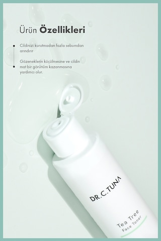 Dr.c.tuna Çay Ağacı Yağı Gözenek Sıkılaştırıcı Yüz Temizleme Toniği 125 Ml