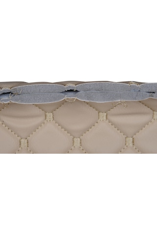 LANSE Yat Gemi Oto Döşemelik Kapitone Suni Deri KREM