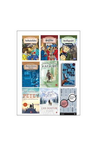 -hediyeli- Petey,hachiko,beyaz Gemi,can Dostum 9 Kitap Set