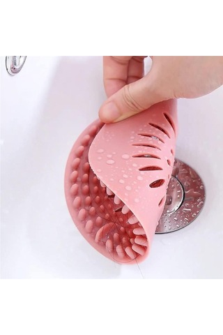 Süzgeçli Silikon Lavabo Ve Küvet Tıkacı Yuvarlak Lavabo Tıkacı Süzgeç Banyo Tıpa Banyo Süzgeç