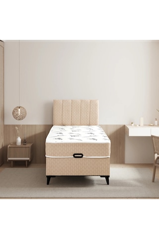 Luna Comfort Tek Kişilik Yatak Baza Başlık Set 3'lü Set 90x190 Konuma Özel Teslimat 90 x 190