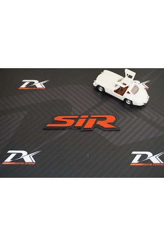 Dk Tuning Sir Bagaj Kırmızı Siyah Metal Yazı Logo Honda İle Uyuml